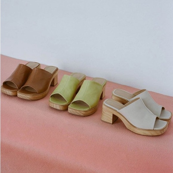 Paloma Wool Clogs Heels Ecru Valensia - Picture 2 of 7